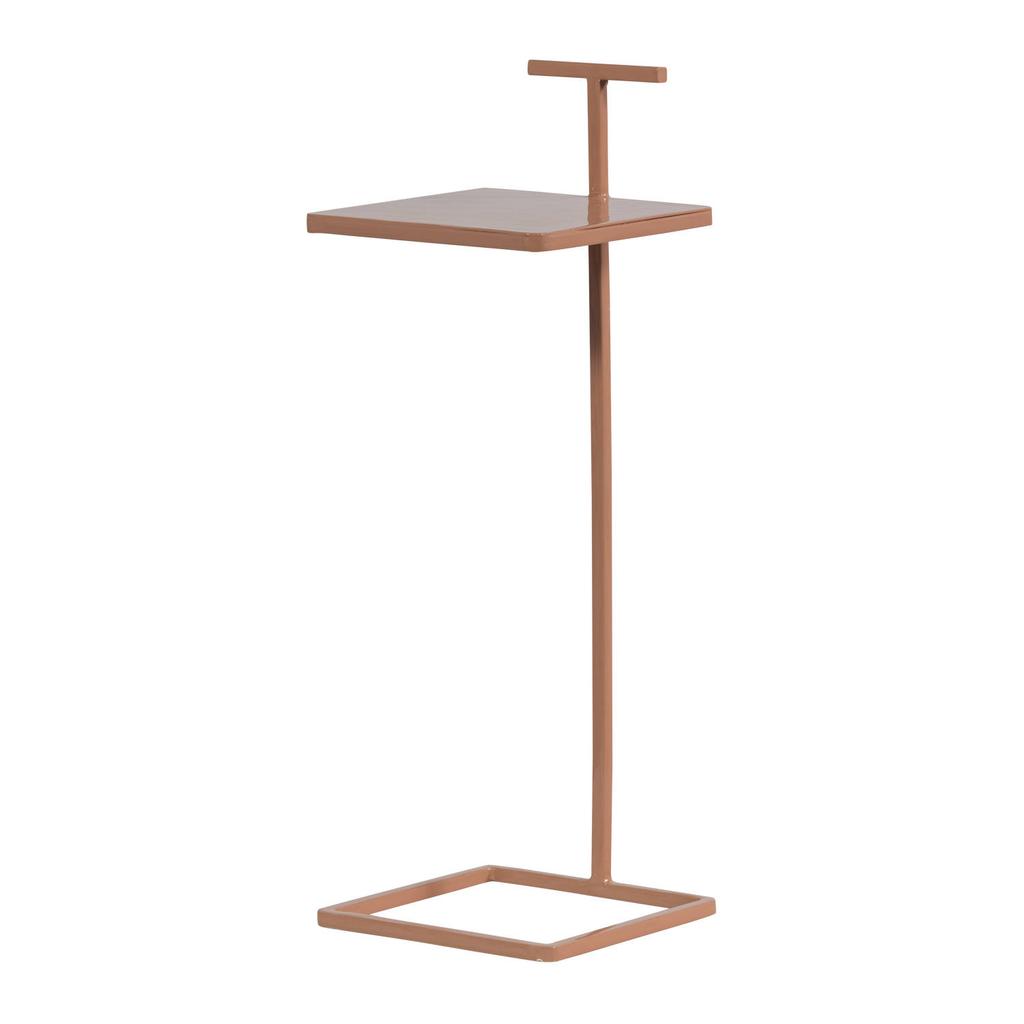 WOOOD WOOOD Toste Bijzettafel - Metaal - Oud Roze - 64x22x22