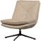 WOOOD Milaro Draaifauteuil - Polyester - Naturel Melange - 88x75x94