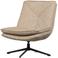 WOOOD WOOOD Milaro Draaifauteuil - Polyester - Naturel Melange - 88x75x94