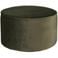 WOOOD Sara Poef Hoog 36xØ60 cm - Velvet - Donkerbruin