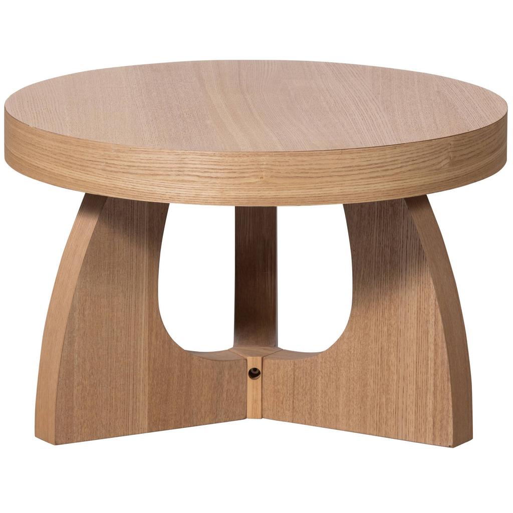 WOOOD WOOOD Tala Bijzettafel - MDF Fineer - Naturel - 35x55x55