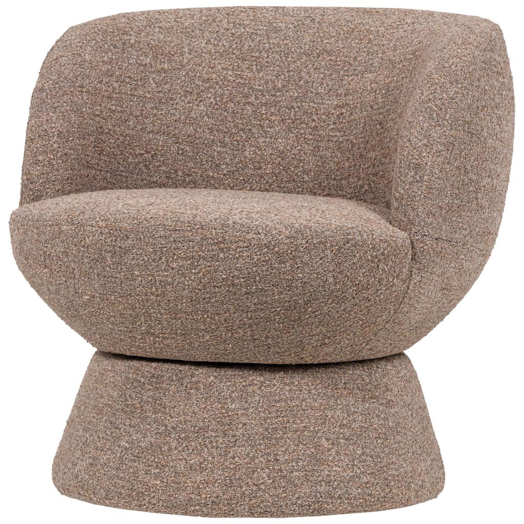 WOOOD WOOOD Shuffle Draaifauteuil - Melange - Bruin - 72x73x71
