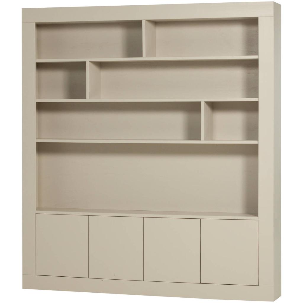 vtwonen vtwonen Wallcover Wandkast - Grenen Hout - Dust/Grijs - 229x210x31