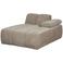WOOOD Mojo bank chaise longue rechts - donker zand
