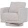 WOOOD Oska Draaifauteuil - Melange Stof - Naturel - 64x78x79