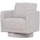 WOOOD WOOOD Oska Draaifauteuil - Melange Stof - Bruin - 64x78x79