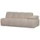 WOOOD Mojo 2-Zits Bank Met Arm Rechts - Bouclé - Beige - 74x200x97
