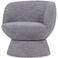 WOOOD Shuffle Draaifauteuil - Melange - Bruin - 72x73x71