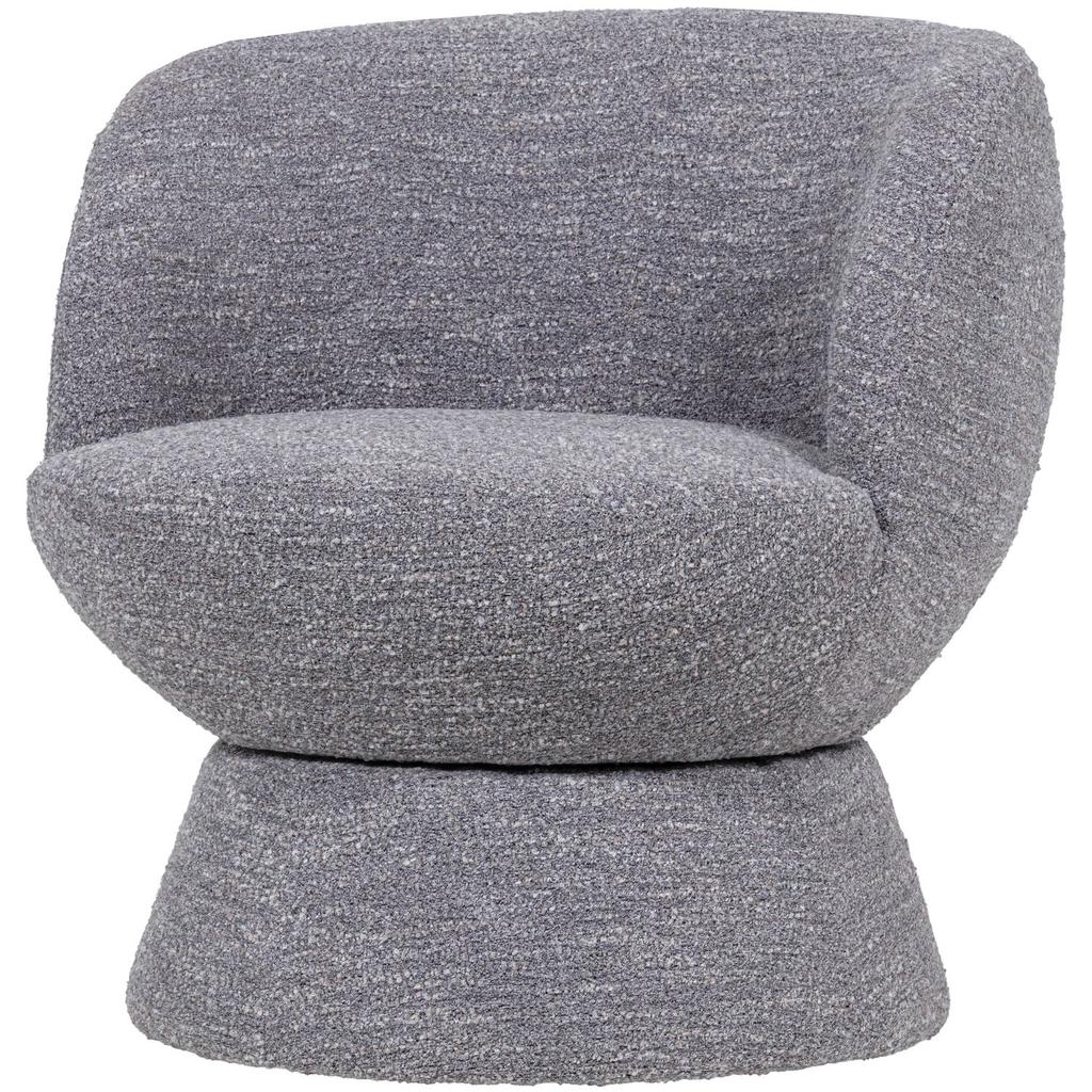 WOOOD Shuffle Draaifauteuil - Melange - Bruin - 72x73x71