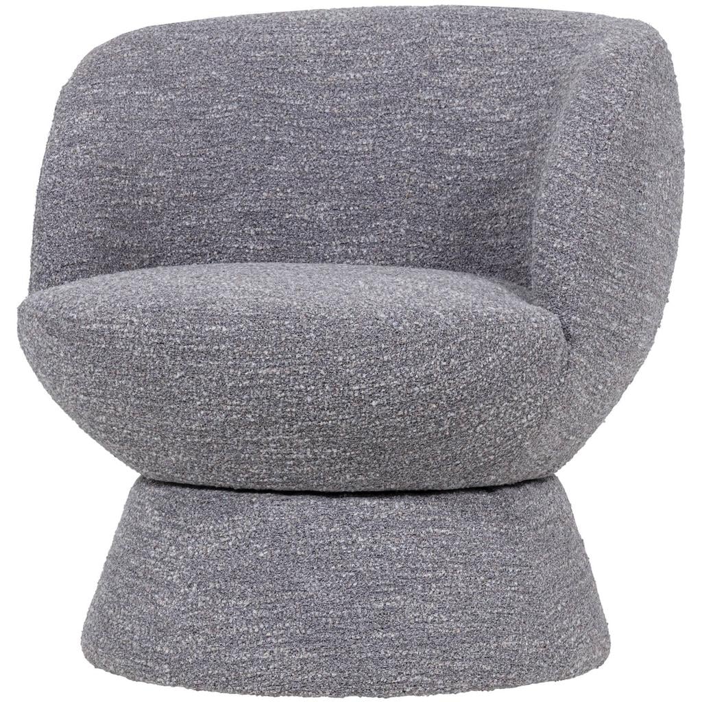 WOOOD Shuffle Draaifauteuil - Melange - Grijs - 72x73x71