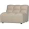 WOOOD WOOOD Pepper Fauteuil - Stof - Zand - 79x100x92
