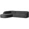 WOOOD Sloping Hoekbank Links - Chenille  - Naturel - 77x274x225