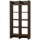 WOOOD Timo Open Kast - MDF - Donkerbruin - 195x100x40