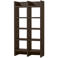 WOOOD WOOOD Timo Open Kast - MDF - Donkerbruin - 195x100x40