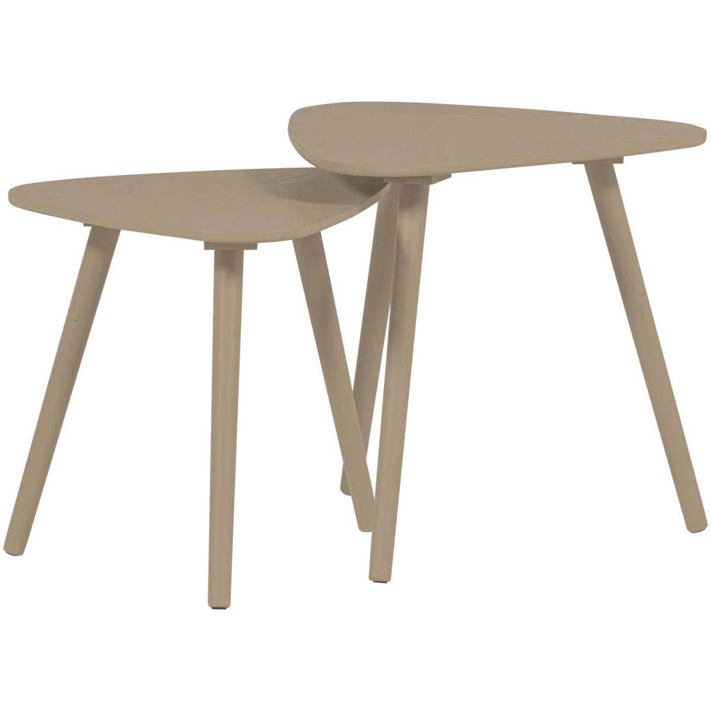 WOOOD bijzettafel (set van 2) Nila