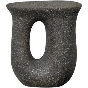 Mason Bijzettafel Met Spikkels - Magnesium - Zwart - 45x42x33 Moson