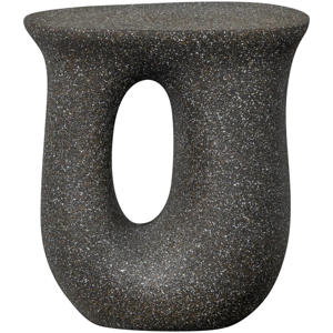Mason Bijzettafel Met Spikkels - Magnesium - Zwart - 45x42x33 Moson