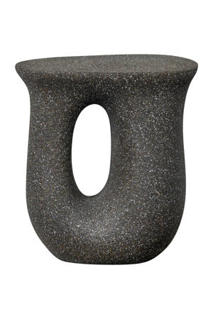 Mason Bijzettafel Met Spikkels - Magnesium - Zwart - 45x42x33 Moson