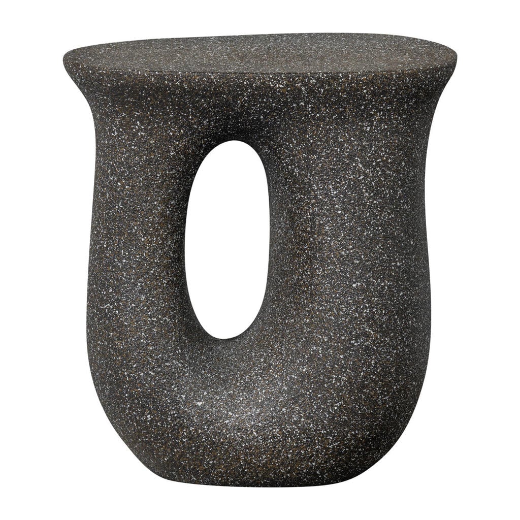 WOOOD WOOOD Mason Bijzettafel Met Spikkels - Magnesium - Groen - 45x42x33