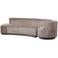 WOOOD WOOOD Combi-Popular Bank - Chenille - Naturel - 72x345x97