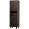 WOOOD WOOOD Draw 4-Deurs Opbergkast - Mangohout - Walnoot - 200x60x40