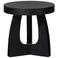 WOOOD WOOOD Tala Bijzettafel - MDF Fineer - Zwart - 45x45x45