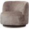 WOOOD Popular Fauteuil - Polyester - Taupe - 72x81x80