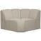 WOOOD Mojo Bank Hoekelement  - Bouclé - Beige Melange - 75x68x77