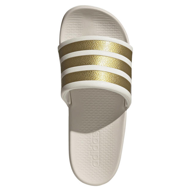 adidas Adilette Aqua Slippers Zwart Goud adidas Adilette Aqua Slippers Zwart Goud