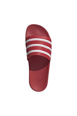 Adilette badslippers rood/wit