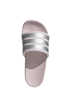 Adilette Comfort 2.0 badslippers roze/zilver