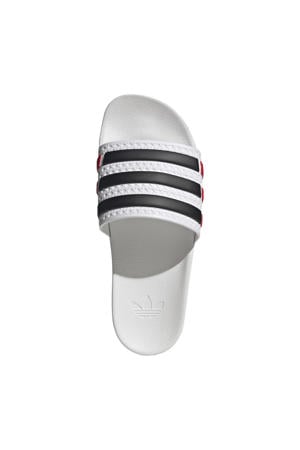 Adilette OG badslippers wit/zwart/rood