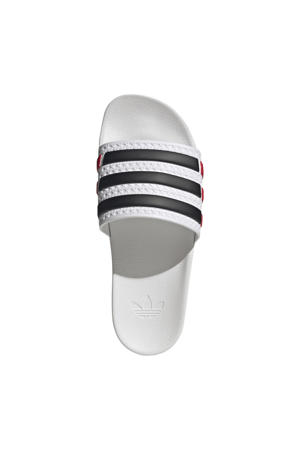 Adilette OG badslippers wit/zwart/rood