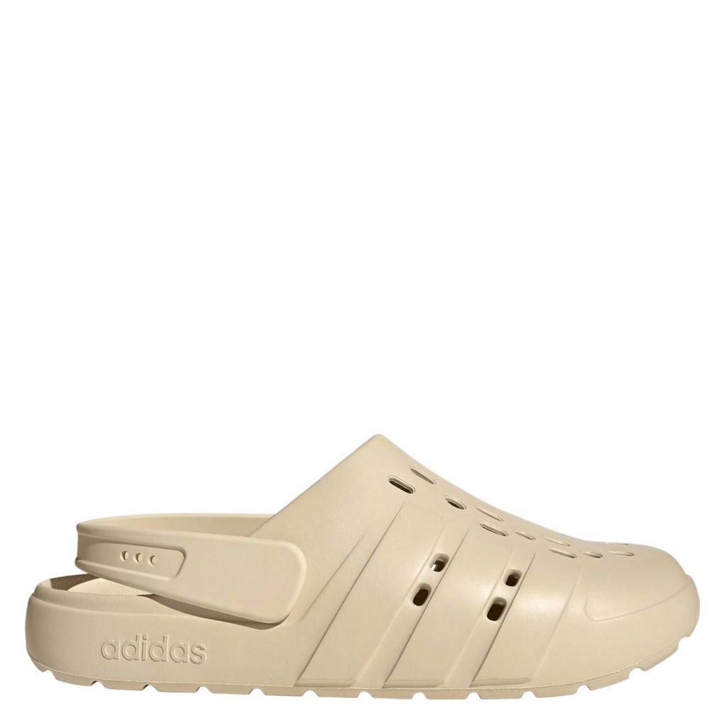Ecru unisex adidas Sportswear Adilette Clog 2.0 van rubber