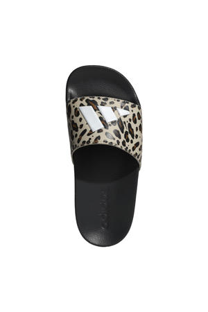 Adilette Shower badslippers met panterprint