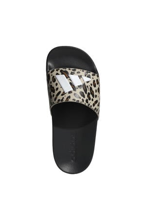 Adilette Shower badslippers met panterprint