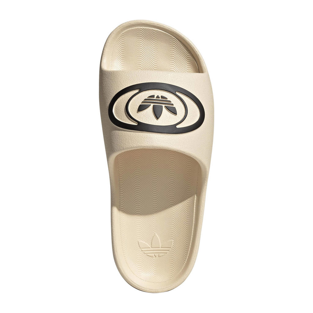 Beige heren adidas Originals Adilette 00s slippers van bovenwerk van 100% synthetisch materiaal