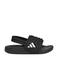 adidas Sportswear Adilette Estrap 2.0 badslippers met hielbandje zwart