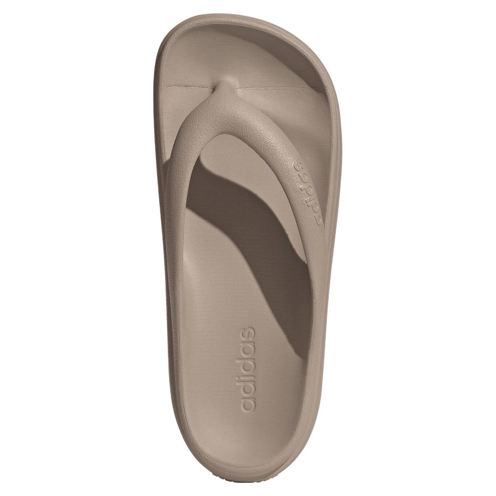 Taupe en bruine dames adidas Sportswear Adilette Lumia teenslippers van rubber