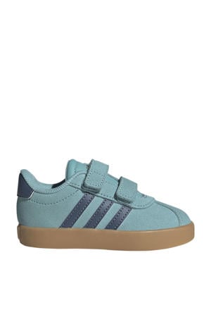 VL Court 3.0 suede sneakers lichtblauw/blauw