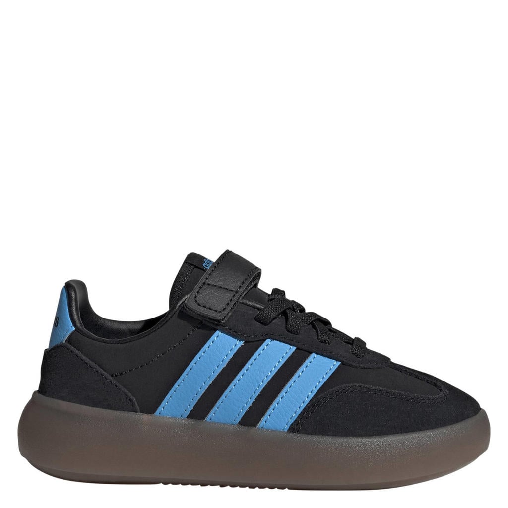 Zwart en blauwe jongens en meisjes adidas Sportswear Barreda Decode sneakers van mesh-leer/voering: mesh/voetbed: eva met elastische veter- met klittenbandsluiting