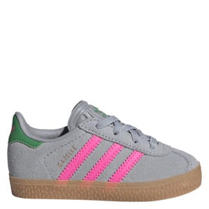 Gazelle sneakers grijs/roze