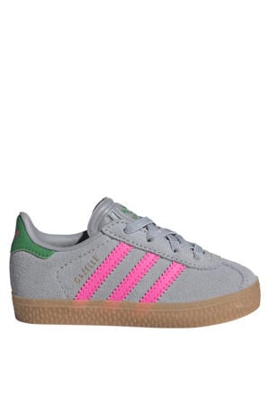Gazelle sneakers grijs/roze