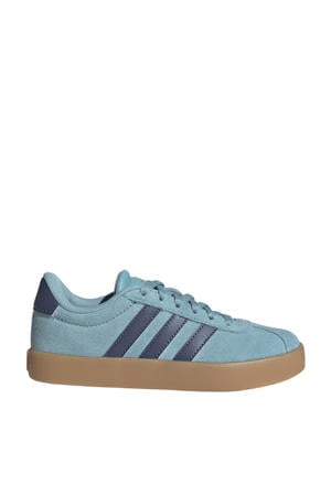 VL Court 3.0 suede sneakers lichtblauw/donkerblauw