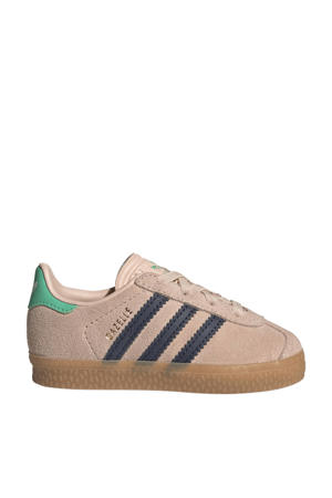 Gazelle sneakers lichtroze/donkerblauw
