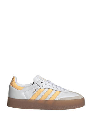 Sambae sneakers wit/geel