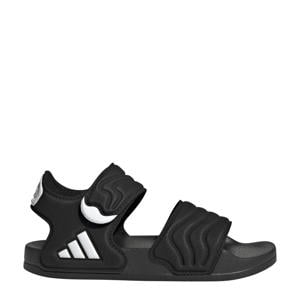 Adilette sandalen zwart/wit