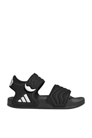 Adilette sandalen zwart/wit