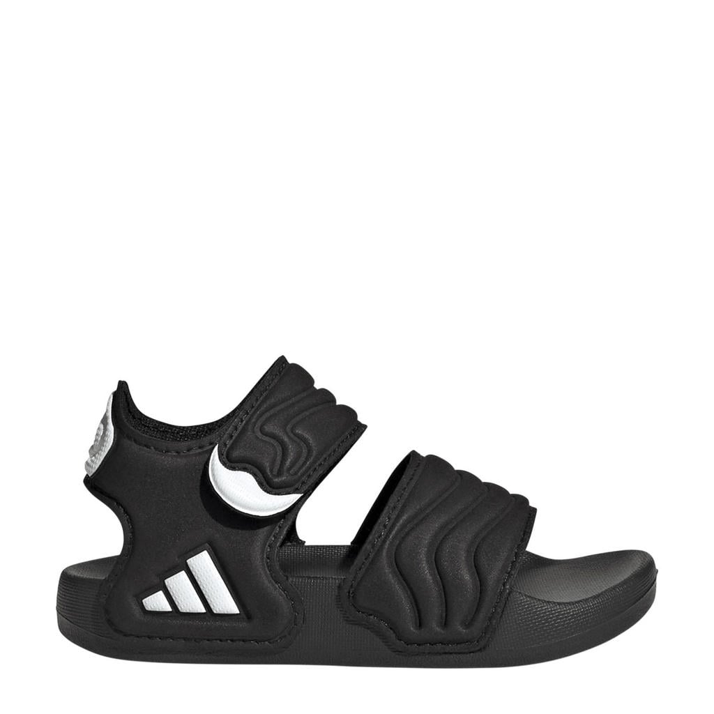 Zwarte jongens en meisjes adidas Sportswear Adilette sandalen van rubber
