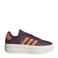 adidas Sportswear VL Court Bold suede sneakers donkerbruin/oranje